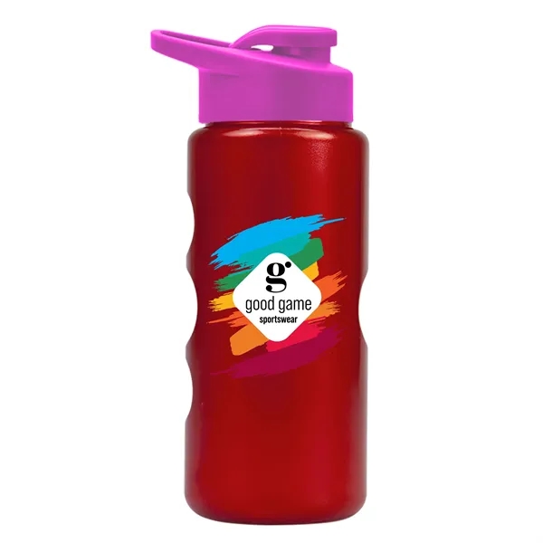 22 oz. Mini Peak Tritan™ Metalike bottle with Drink thru lid... from ASI 40480 Koozie Group