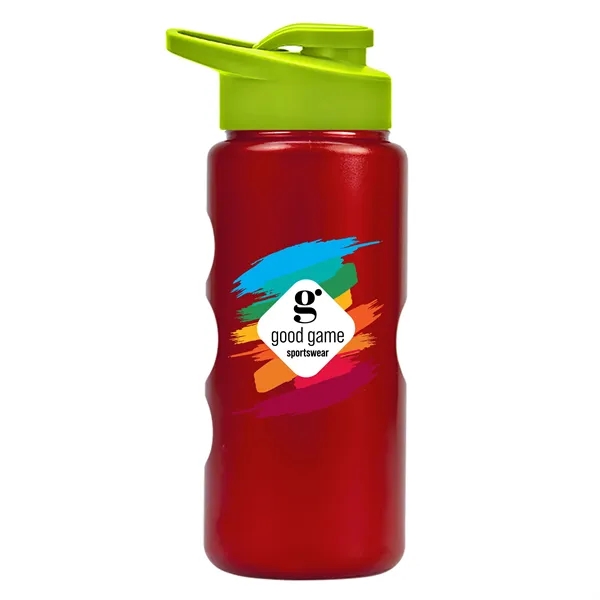 22 oz. Mini Peak Tritan™ Metalike bottle with Drink thru lid... from ASI 40480 Koozie Group