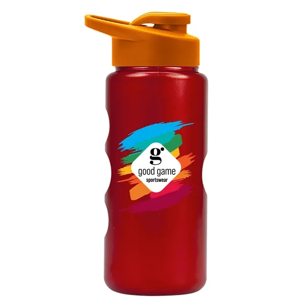 22 oz. Mini Peak Tritan™ Metalike bottle with Drink thru lid... from ASI 40480 Koozie Group