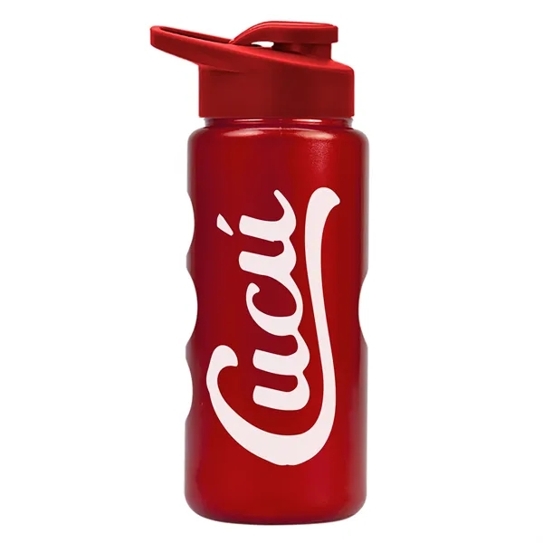 22 oz. Mini Peak Tritan™ Metalike bottle with Drink thru lid... from ASI 40480 Koozie Group
