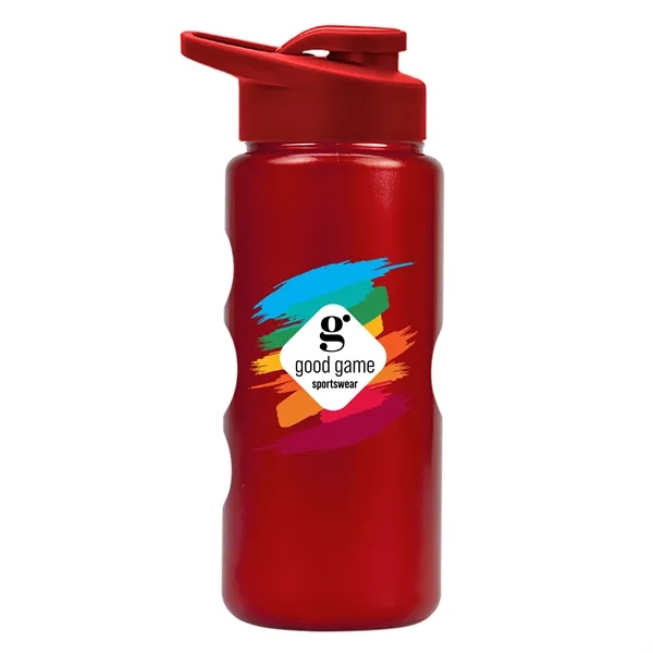 22 oz. Mini Peak Tritan™ Metalike bottle with Drink thru lid... from ASI 40480 Koozie Group