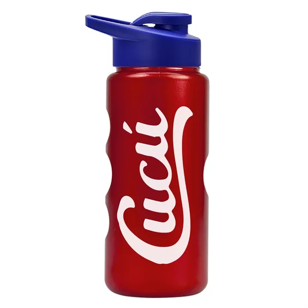 22 oz. Mini Peak Tritan™ Metalike bottle with Drink thru lid... from ASI 40480 Koozie Group