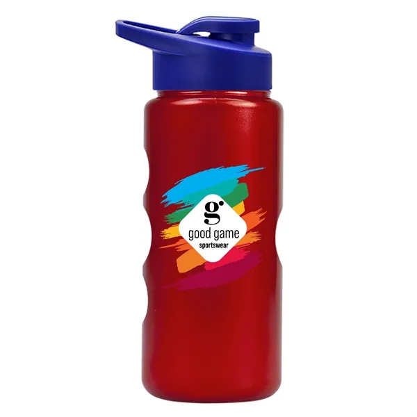 22 oz. Mini Peak Tritan™ Metalike bottle with Drink thru lid... from ASI 40480 Koozie Group