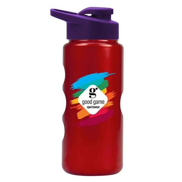 22 oz. Mini Peak Tritan™ Metalike bottle with Drink thru lid... from ASI 40480 Koozie Group
