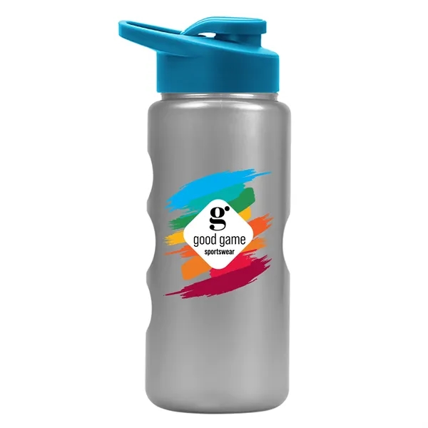 22 oz. Mini Peak Tritan™ Metalike bottle with Drink thru lid... from ASI 40480 Koozie Group