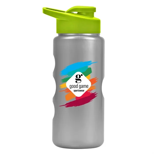 22 oz. Mini Peak Tritan™ Metalike bottle with Drink thru lid... from ASI 40480 Koozie Group