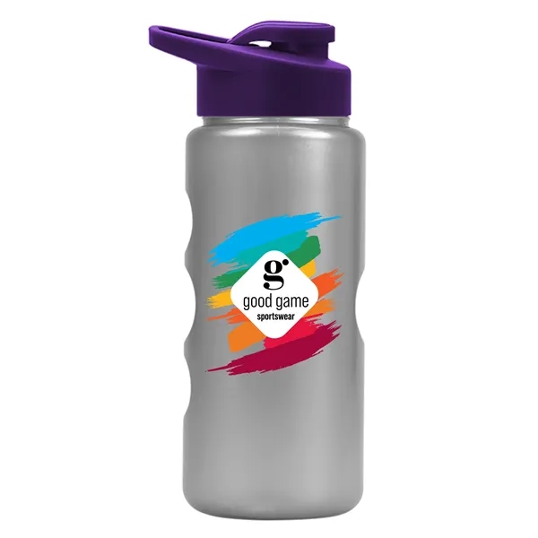 22 oz. Mini Peak Tritan™ Metalike bottle with Drink thru lid... from ASI 40480 Koozie Group
