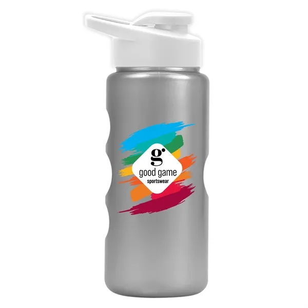 22 oz. Mini Peak Tritan™ Metalike bottle with Drink thru lid... from ASI 40480 Koozie Group