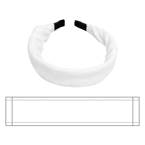 Full Color Velvety Headband... from ASI 30208 A P Specialties / AP Specialties