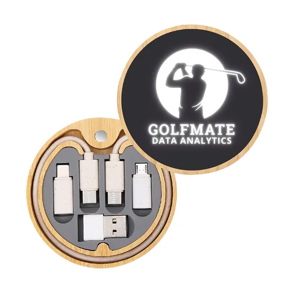 5 in 1 ECO charging kit with light up LOGO and... from ASI 37218 Athena Promo (tm)