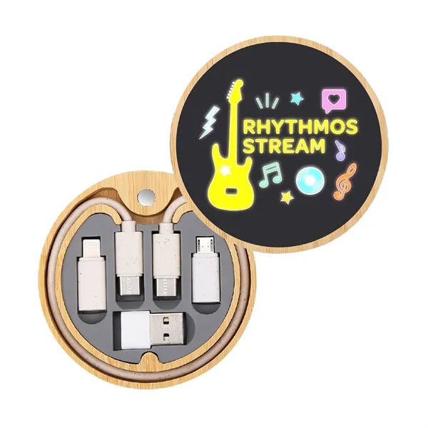 5 in 1 ECO charging kit with light up LOGO and... from ASI 37218 Athena Promo (tm)