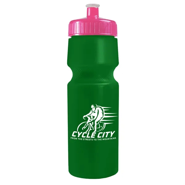 24 oz. Circular Bike Bottles with Push pull lid. Bottle includes... from ASI 40480 Koozie Group