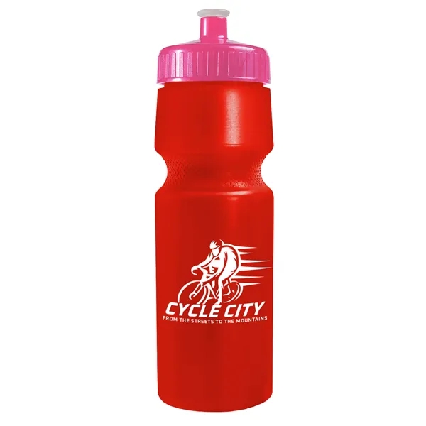24 oz. Circular Bike Bottles with Push pull lid. Bottle includes... from ASI 40480 Koozie Group