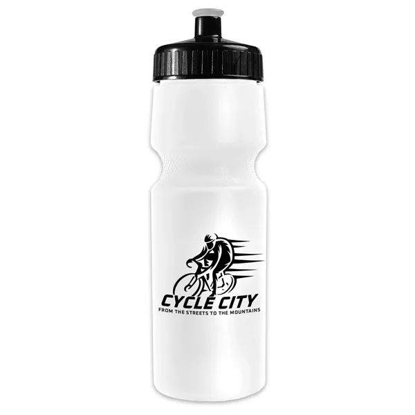 24 oz. Circular Bike Bottles with Push pull lid. Bottle includes... from ASI 40480 Koozie Group