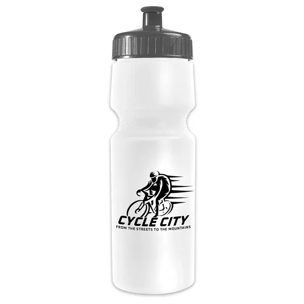 24 oz. Circular Bike Bottles with Push pull lid. Bottle includes... from ASI 40480 Koozie Group