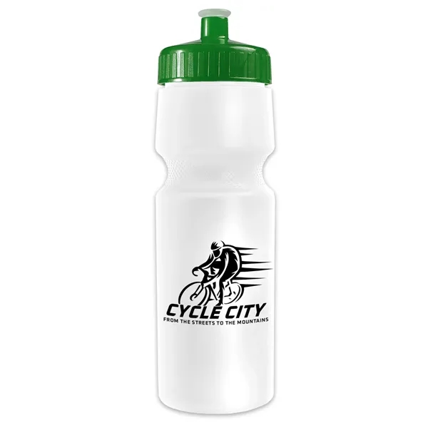 24 oz. Circular Bike Bottles with Push pull lid. Bottle includes... from ASI 40480 Koozie Group