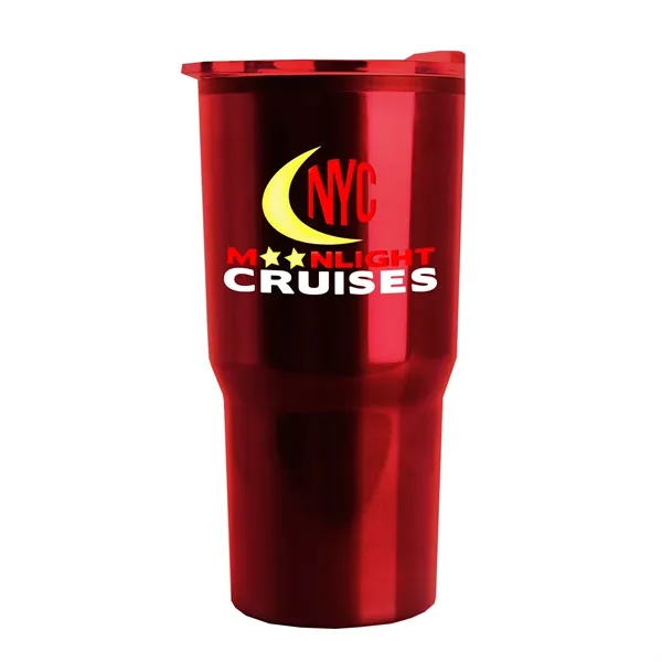 Carova - 18 oz. Stainless Steel Shell Auto Tumbler... from ASI 40480 Koozie Group
