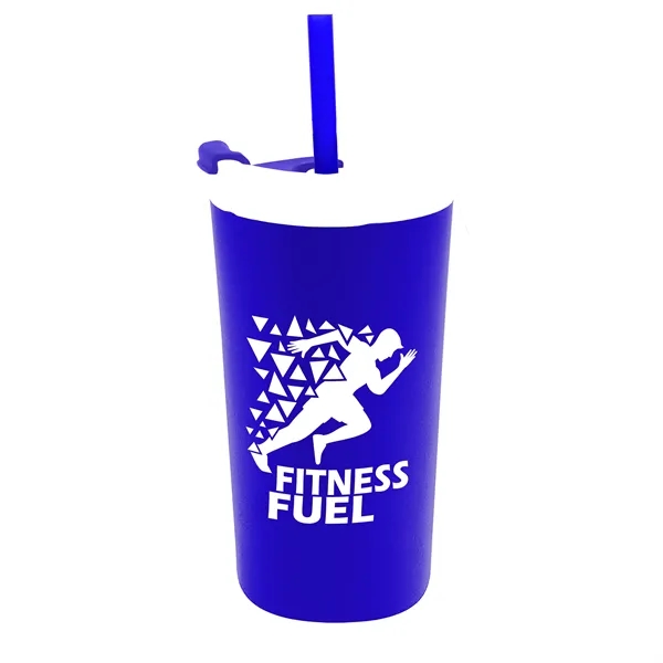18 oz. Stainless Steel Insulated Straw Tumbler... from ASI 40480 Koozie Group