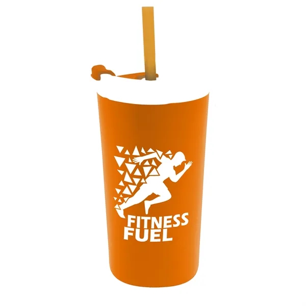 18 oz. Stainless Steel Insulated Straw Tumbler... from ASI 40480 Koozie Group