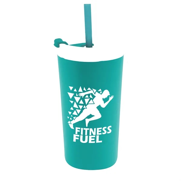 18 oz. Stainless Steel Insulated Straw Tumbler... from ASI 40480 Koozie Group