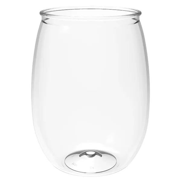 16 oz. Clear Pete Wine Glass Shaped Tumbler.... from ASI 40480 Koozie Group