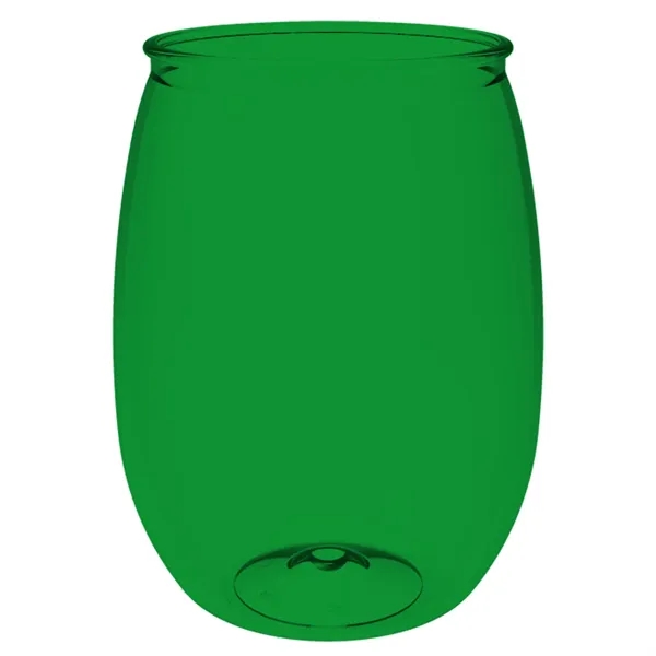 16 oz. Clear Pete Wine Glass Shaped Tumbler.... from ASI 40480 Koozie Group