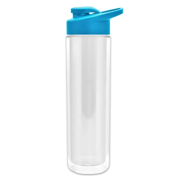16 oz Double Wall Insulated Sport Bottle with Drink-Thru Lid... from ASI 40480 Koozie Group