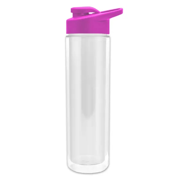 16 oz Double Wall Insulated Sport Bottle with Drink-Thru Lid... from ASI 40480 Koozie Group