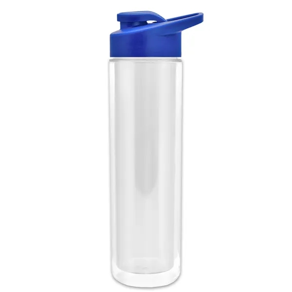16 oz Double Wall Insulated Sport Bottle with Drink-Thru Lid... from ASI 40480 Koozie Group