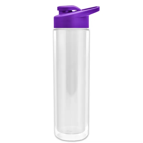 16 oz Double Wall Insulated Sport Bottle with Drink-Thru Lid... from ASI 40480 Koozie Group