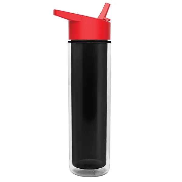 16 oz. Double Wall Insulated Bottle with Flip Straw Lid. Bottle... from ASI 40480 Koozie Group
