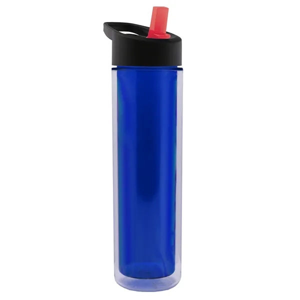16 oz. Double Wall Insulated Bottle with Flip Straw Lid. Bottle... from ASI 40480 Koozie Group