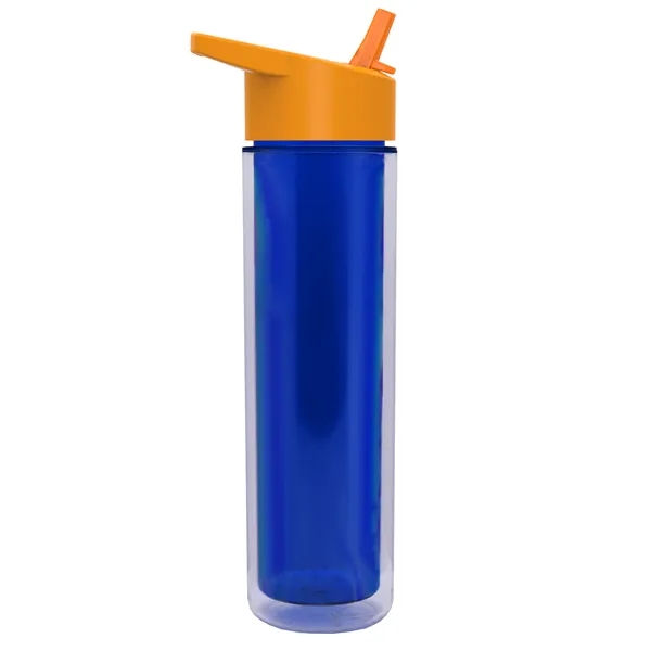 16 oz. Double Wall Insulated Bottle with Flip Straw Lid. Bottle... from ASI 40480 Koozie Group