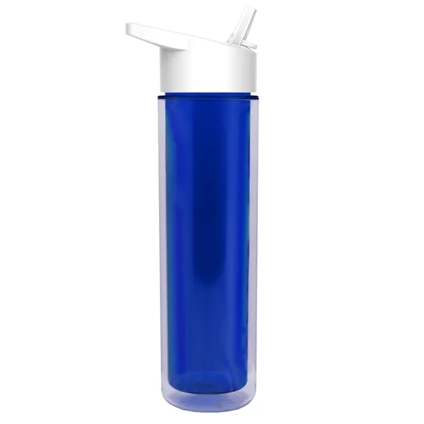 16 oz. Double Wall Insulated Bottle with Flip Straw Lid. Bottle... from ASI 40480 Koozie Group
