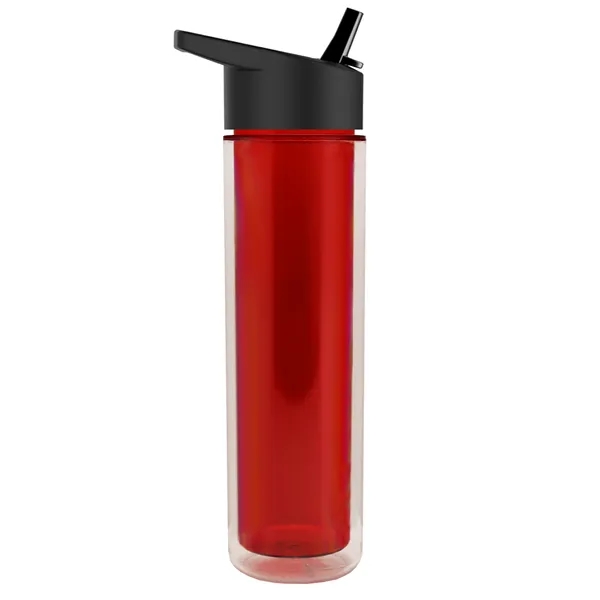 16 oz. Double Wall Insulated Bottle with Flip Straw Lid. Bottle... from ASI 40480 Koozie Group
