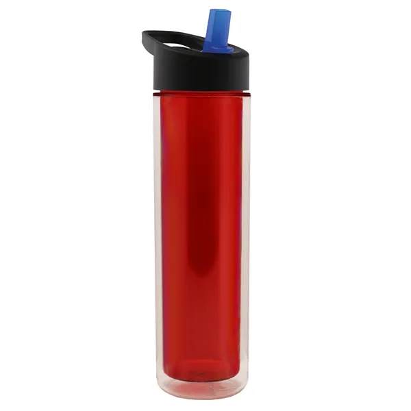 16 oz. Double Wall Insulated Bottle with Flip Straw Lid. Bottle... from ASI 40480 Koozie Group