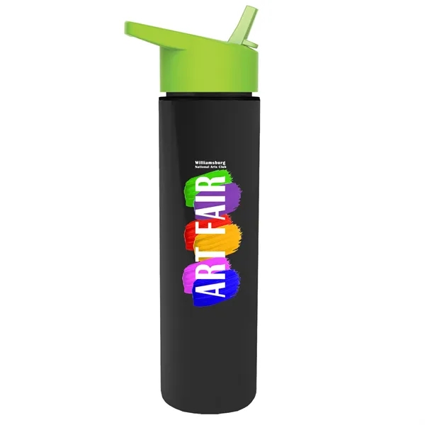 16 oz. Double Wall Insulated Bottle with Flip Straw Lid. Bottle... from ASI 40480 Koozie Group
