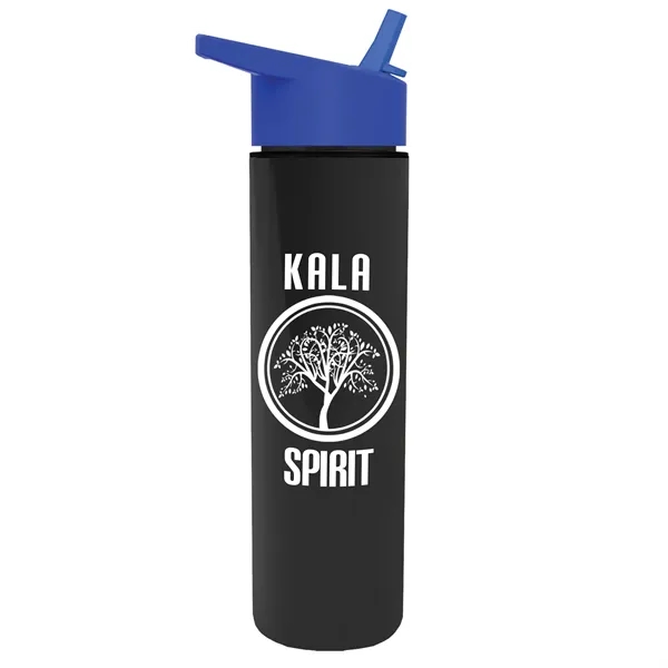 16 oz. Double Wall Insulated Bottle with Flip Straw Lid. Bottle... from ASI 40480 Koozie Group