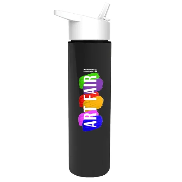 16 oz. Double Wall Insulated Bottle with Flip Straw Lid. Bottle... from ASI 40480 Koozie Group