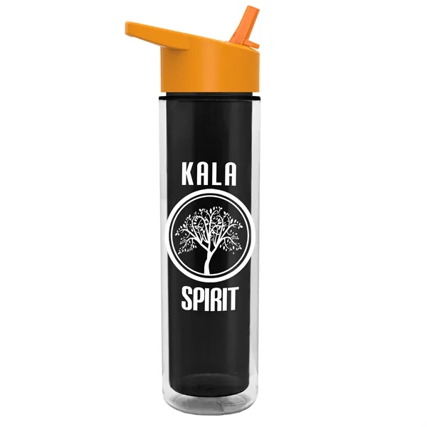 16 oz. Double Wall Insulated Bottle with Flip Straw Lid. Bottle... from ASI 40480 Koozie Group