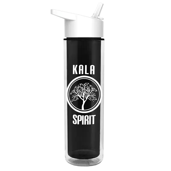 16 oz. Double Wall Insulated Bottle with Flip Straw Lid. Bottle... from ASI 40480 Koozie Group