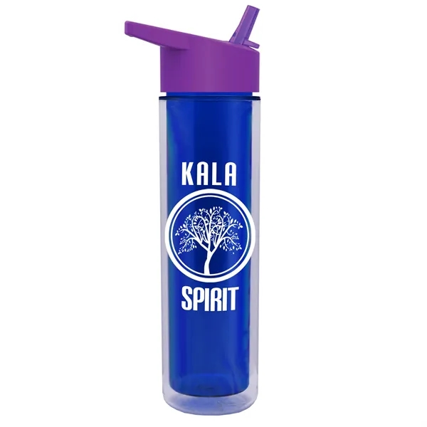 16 oz. Double Wall Insulated Bottle with Flip Straw Lid. Bottle... from ASI 40480 Koozie Group