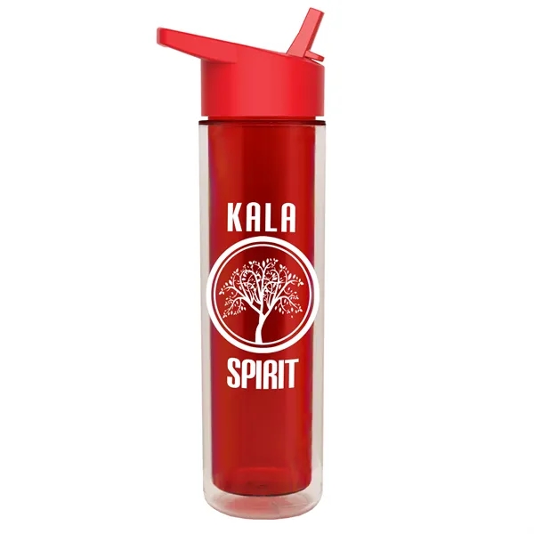 16 oz. Double Wall Insulated Bottle with Flip Straw Lid. Bottle... from ASI 40480 Koozie Group