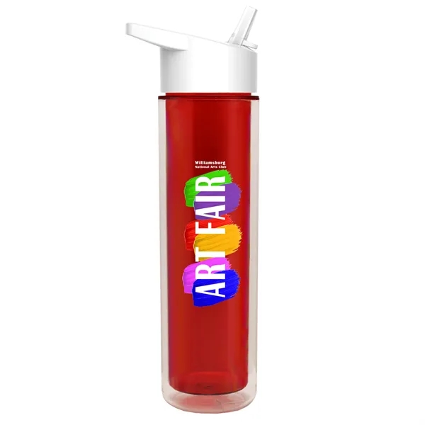 16 oz. Double Wall Insulated Bottle with Flip Straw Lid. Bottle... from ASI 40480 Koozie Group