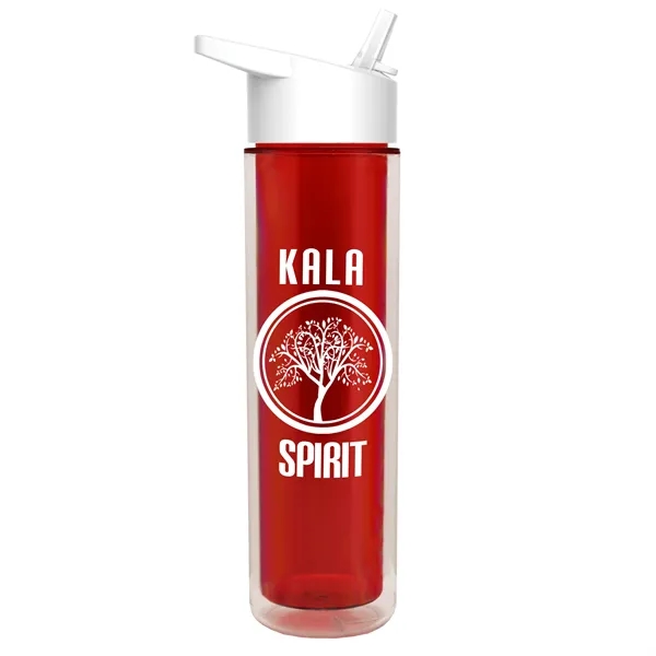 16 oz. Double Wall Insulated Bottle with Flip Straw Lid. Bottle... from ASI 40480 Koozie Group