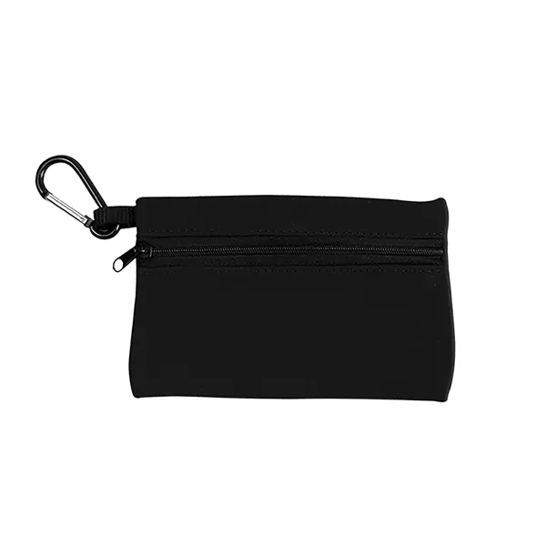 Neoprene zipper first aid tote with carabiner.... from ASI 40480 Koozie Group