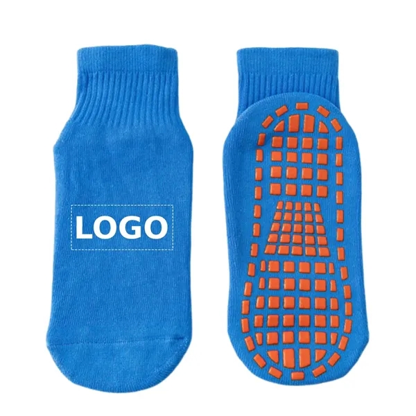 Anti slip terry cloth trampoline socks plus full color heat transfer... from ASI 37218 Athena Promo (tm)