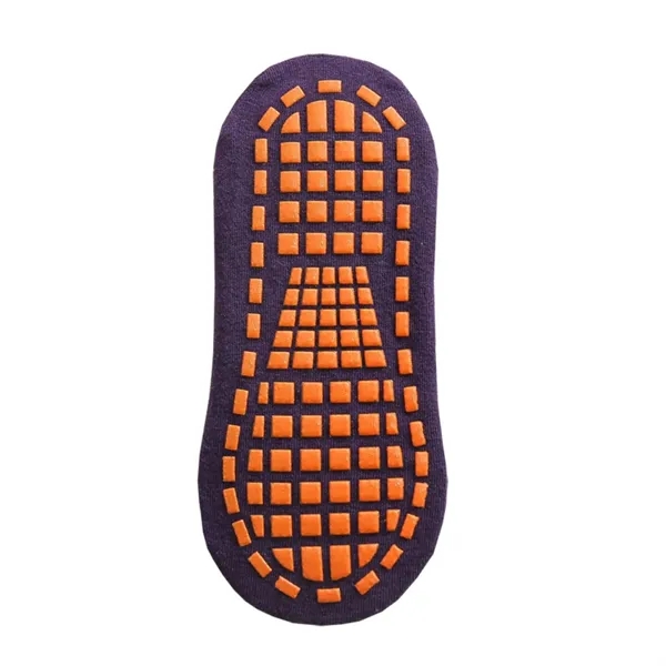 Anti slip cotton trampoline socks plus full color heat transfer on... from ASI 37218 Athena Promo (tm)
