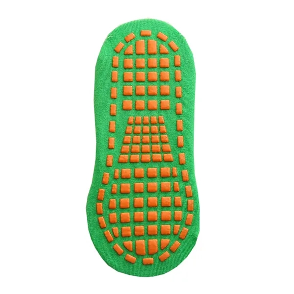 Anti slip cotton trampoline socks plus full color heat transfer on... from ASI 37218 Athena Promo (tm)