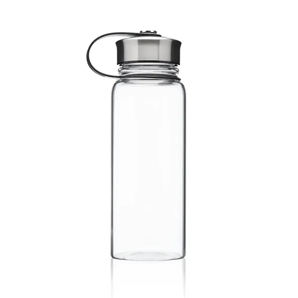 25 oz. Kangaroo glass bottle with black plastic lid all wrapped... from ASI 39552 BEL Promo